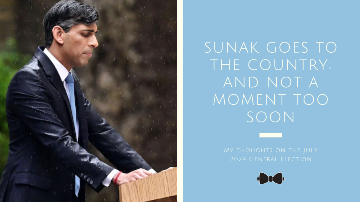 Sunak goes to the country, and not a moment too soon – but the result ain’t a foregone conclusion.